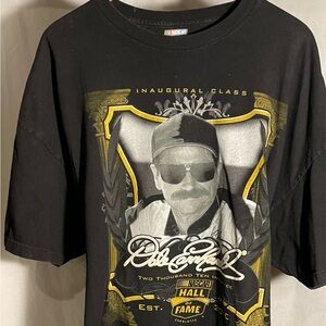NASCAR 2Xl Dale Earnhardt Jr Inaugural Class Hall Of Fame Black Shirt